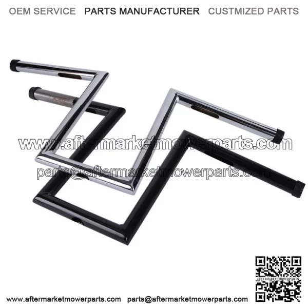 10-1/2" Rise 1" Hanger Drag Bar Handlebars For Harley Softail Dyna Sportster