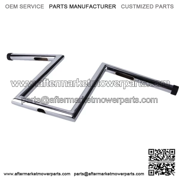 Motorcycle 10-1/2" Rise Hanger Z-Bar Handlebar For Harley FXST FLST FXR FLT (For: Harley-Davidson)