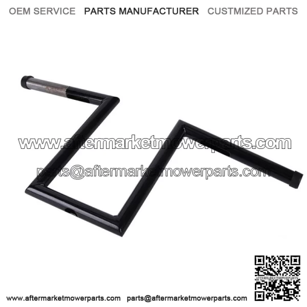 Motorcycle 1" Z-Bar Bars 10-1/2" Rise Handlebar For Harley Chopper Bobber Custom (For: Harley-Davidson)
