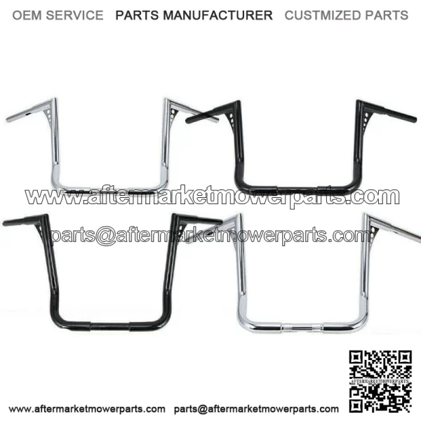 12 14 16" Rise Hanger Handlebars For Harley Touring Electra Glide 1982-2021