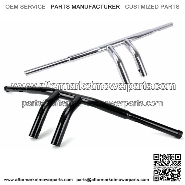 8" Rise T-Bar 1-1/4" Drag Bars Handlebars For Harley Dyna Softail Sportster XL (For: Harley-Davidson)