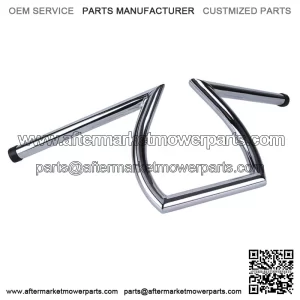 Chrome Motorcycle Drag Z-Bars 1" Handlebars for Harley Sportster Dyna Softail (For: Harley-Davidson)
