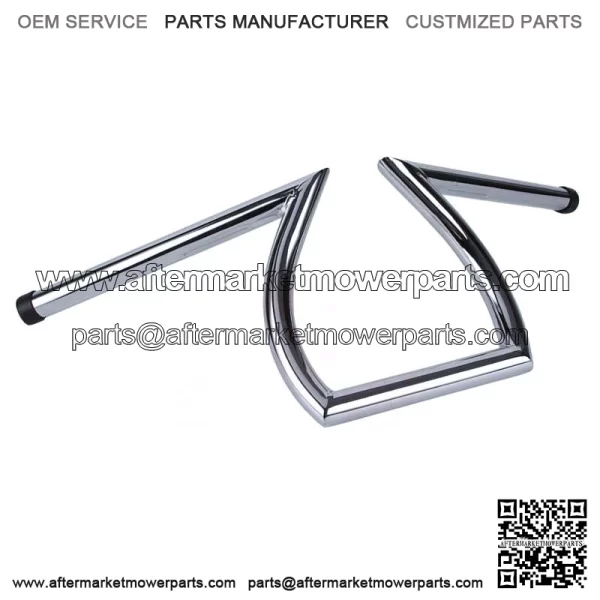 Chrome Motorcycle Drag Z-Bars 1" Handlebars for Harley Sportster Dyna Softail (For: Harley-Davidson)