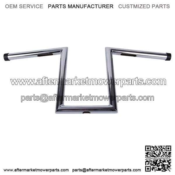 10-1/2" Rise Hanger Z-Bar Handlebar For Harley Softail Dyna Sportester XL (For: Harley-Davidson)
