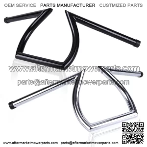 Motorcycle 1" Z Bar Drag Bar Handlebar For Harley Honda Yamaha Suzuki Kawasaki (For: Harley-Davidson)