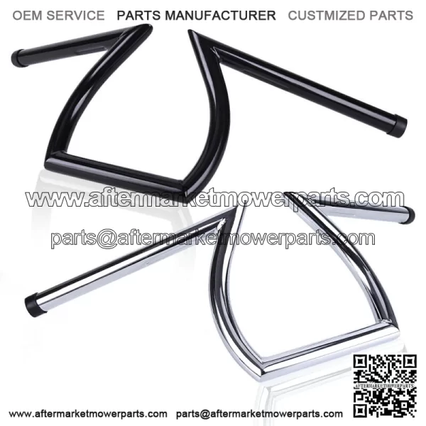 Motorcycle 1" Z Bar Drag Bar Handlebar For Harley Honda Yamaha Suzuki Kawasaki (For: Harley-Davidson)