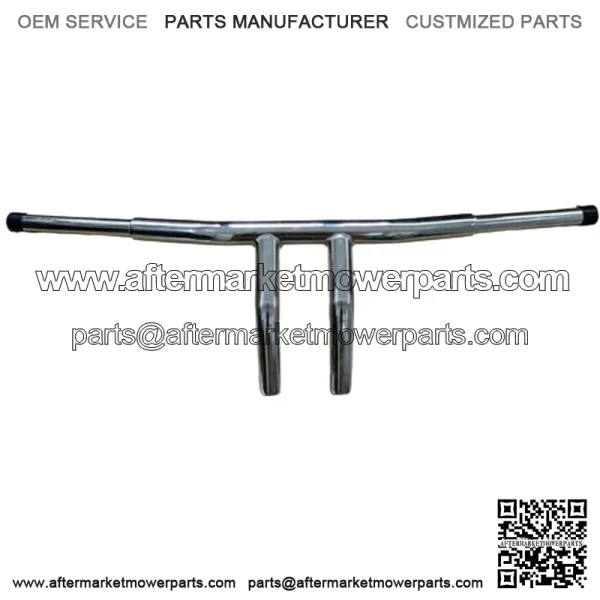 Chrome 8" Rise Drag T-Bars Handlebars For Harley Touring Dyna Softail Sportster (For: Harley-Davidson)
