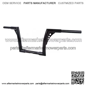 1-1/4" Fat 10" Rise Hangers Handlebar For Harley Dyna Softail Motorcycle (For: Harley-Davidson)