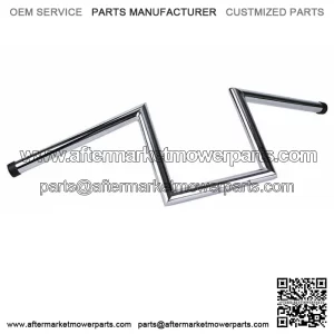 Chrome 8" Rise Hanger 1" 25mm Drag Z Bars Handlebar Fit For Harley Universal (For: Harley-Davidson)
