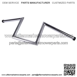 Chrome 8" Rise Hanger 1" Drag Z-Bars Handlebars For Harley FLT FXR Universal (For: Harley-Davidson)