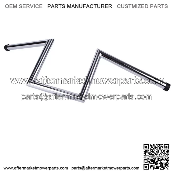 Chrome 8" Rise Hanger 1" Drag Z-Bars Handlebars For Harley FLT FXR Universal (For: Harley-Davidson)