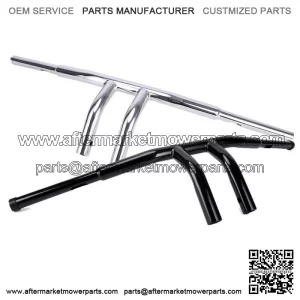 Fat 1-1/4" 8" Rise Drag T-Bar Handlebars For Harley Touring Glide Motorcycle (For: Harley-Davidson)