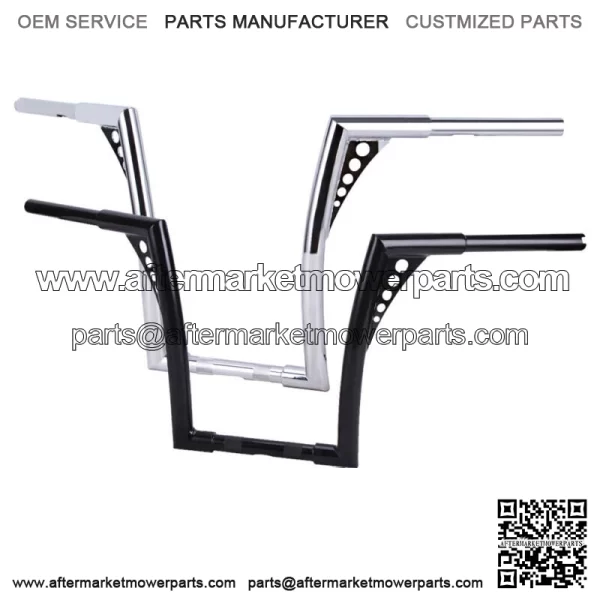 10" 12" 14" 16" Rise Hanger Handlebars For Harley Dyna Sportster XL 883 1200 (For: Harley-Davidson)