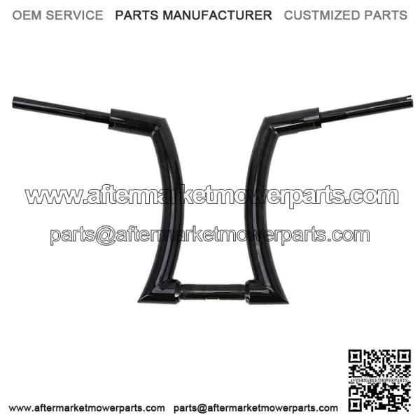 Black 16" Rise Hangers Handlebars For Harley Touring Dyna Softail Sportster (For: Harley-Davidson)