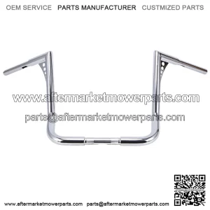 Chrome 16" Rise Hanger Handlebars For Harley Touring FLHT FLHTC 1982-2021 (For: Harley-Davidson)