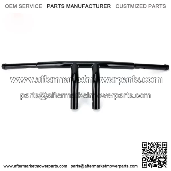 Gloss Black Motorcycle 8" Rise 1-1/4" Bar T-Bars Handlebars For Harley Universal (For: Harley-Davidson)
