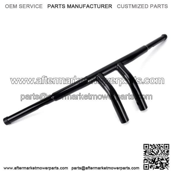Black 8" Rise 1-1/4" T-Bars Handlebar For Harley Touring Road King Electra Glide (For: Harley-Davidson)