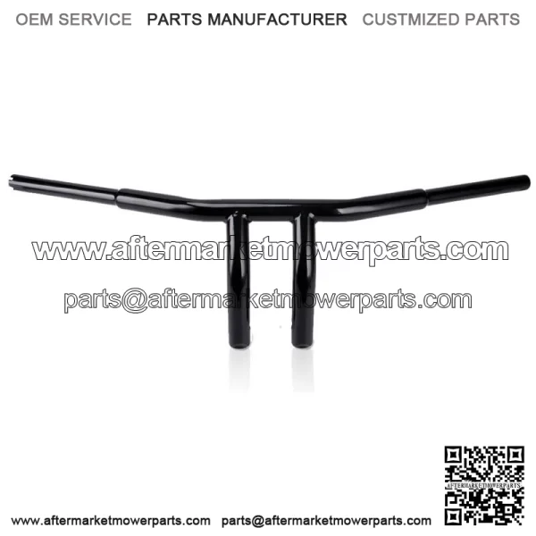 1-1/4" Black 8" Rise Pullback T-Bars Handlebars For Harley Touring Universal (For: Harley-Davidson)