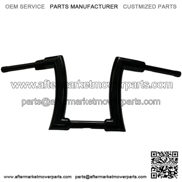 12" Rise Hanger Handlebars 1.25" For Harley Touring Road King Softail Dyna  (For: Harley-Davidson)