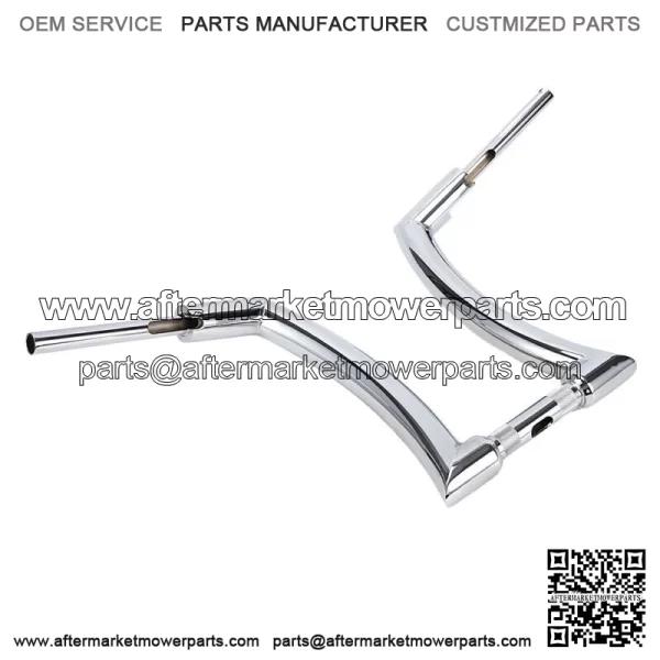 Chrome 16" Rise Hanger Handlebars For Harley Touring Dyna Softail Sportster (For: Harley-Davidson)