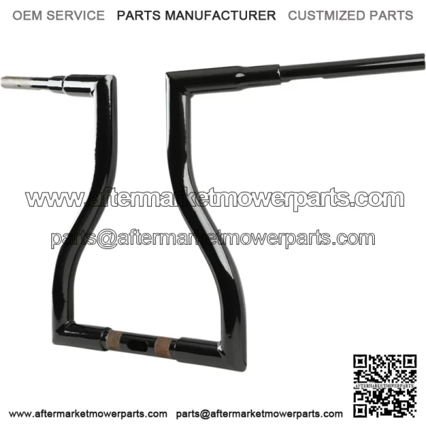 Black 16" Ape Hanger Handlebars 15-20 Harley Touring FLTRU