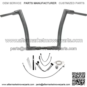 EZ Install 14" Flat Top Handlebar Kit 2021-2022 Harley Road King FLH