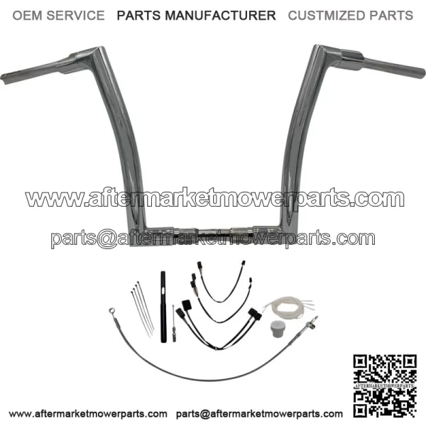 EZ Install 14" Flat Top Handlebar Kit 2021-2022 Harley Road King FLH