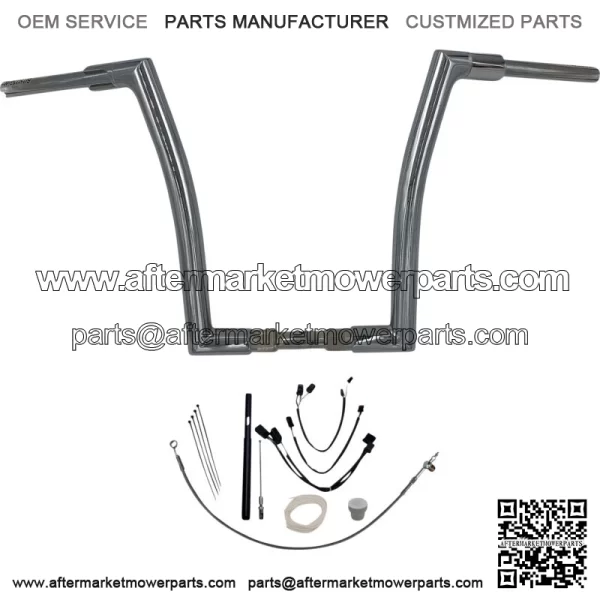 EZ Install 16" Flat Top Handlebar Kit 2021-2022 Harley Road King FLH