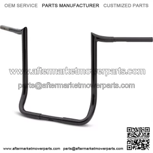 Black 18" Prime Ape Handlebar for 83-19 Harley Touring FLHT FLHTC