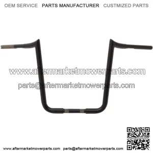 Flat Black 18" Prime Ape Handlebars for 1984-2020 Harley Softail FXS