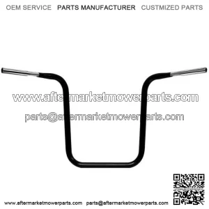 Black 14" Hefty Prime Ape Hanger Handlebars 2015-2020 Harley Touring