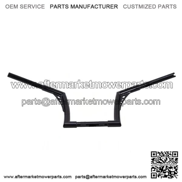 10"Rise vivid Black Hangers Handlebar For Harley Dyna Sportster XL 883 1200
