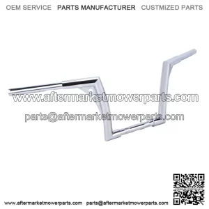 10" Rise Chrome Hangers Handlebar For Harley Dyna Sportster XL 883 1200