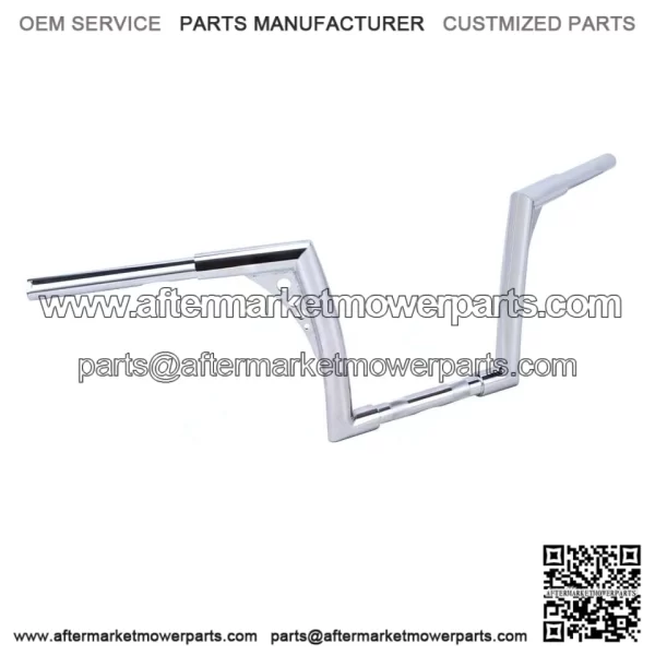 10" Rise Chrome Hangers Handlebar For Harley Dyna Sportster XL 883 1200