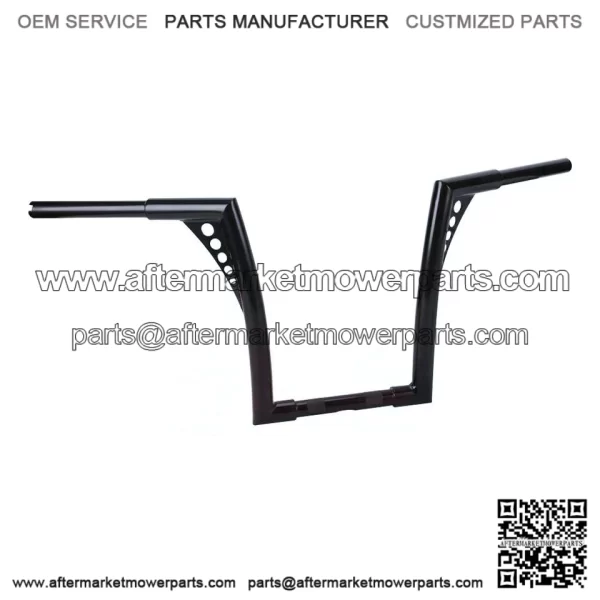 14"Rise vivid Black Hangers Handlebar For Harley Dyna Sportster XL 883 1200