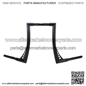 16"Rise vivid Black Hangers Handlebar For Harley Dyna Sportster XL 883 1200