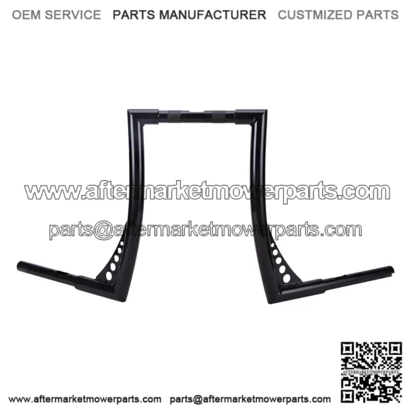 16"Rise vivid Black Hangers Handlebar For Harley Dyna Sportster XL 883 1200