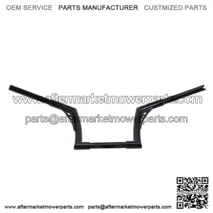 10" Rise Vivid Black Hangers Handlebars For Harley Softail Dyna Sportster XL