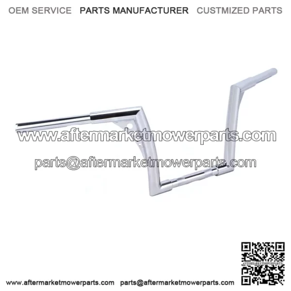10" Rise Chrome Hangers Handlebars For Harley Softail Dyna Sportster XL