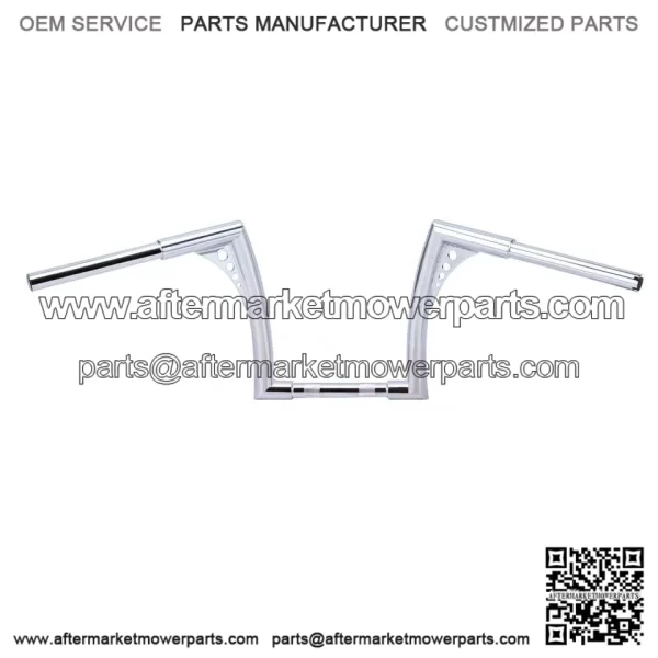 12" Rise Chrome Hangers Handlebars For Harley Softail Dyna Sportster XL