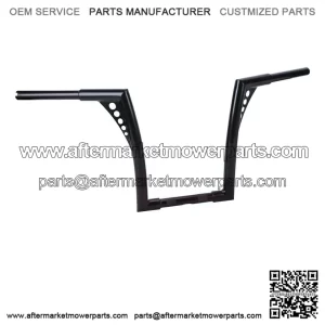 14" Rise Vivid Black Hangers Handlebars For Harley Softail Dyna Sportster XL