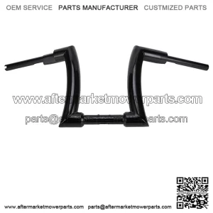 Glossy Black (12") Hanger Bars Handlebars For Harley Dyna FLST FXST Sportster XL