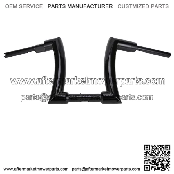 Glossy Black (12") Hanger Bars Handlebars For Harley Dyna FLST FXST Sportster XL