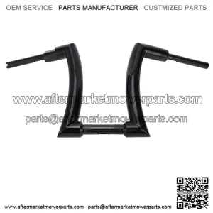 Glossy Black (14") Hanger Bars Handlebars For Harley Dyna FLST FXST Sportster XL