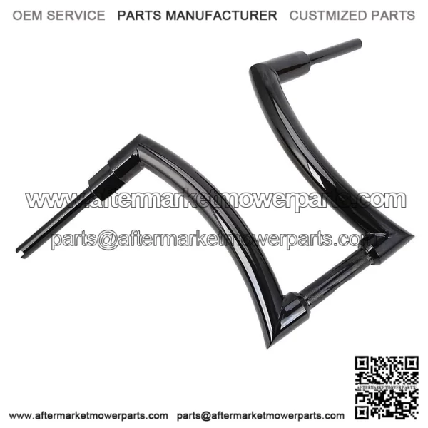 Glossy Black (16") Hanger Bars Handlebars For Harley Dyna FLST FXST Sportster XL