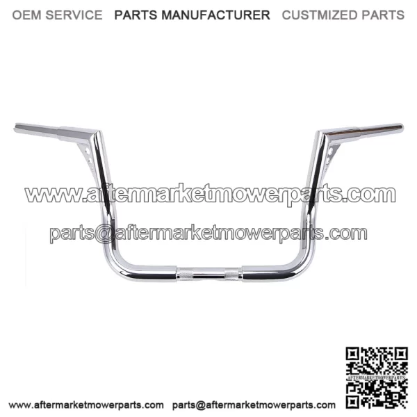 12" Rise Chrome Handlebars For Harley Touring Electra Glide 1982-2021