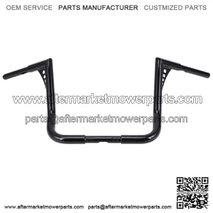 14" Rise Glossy Black Handlebars For Harley Touring Electra Glide 1982-2021