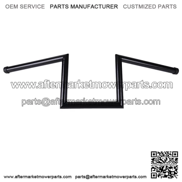 28 Rise Black Handlebar For Harley Dyna Softail Sportster 883 1200