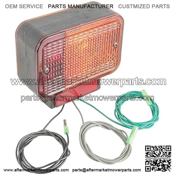 Right Side Tail Light Compatible with John Deere 2305 | 2320 | 2520 | 2720 | 3120 | 3203 | 3320 | 3520 | 3720 | 4105 | 4200 | 4300 | 4400 | 4500 | 4600 | 4700 | LVA14365 AM120359 AM120360