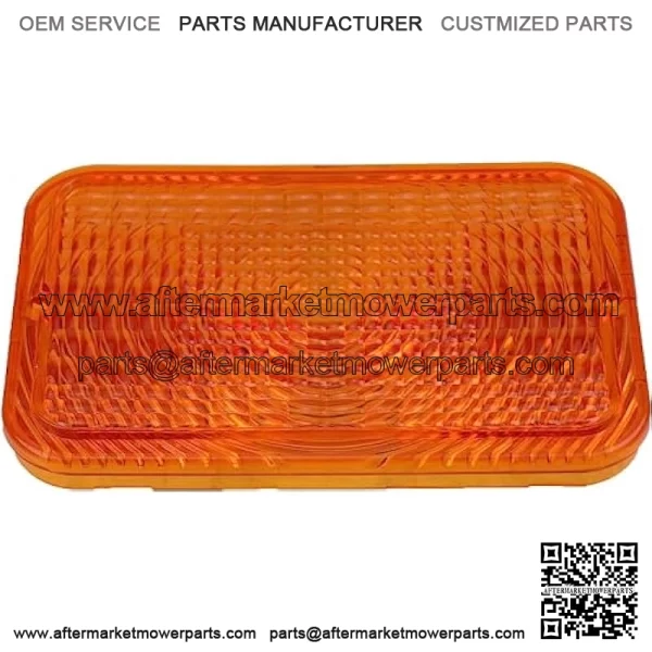 Replacement Amber Lens RE70020 Fits John Deere 210K 210LE 2210 3120 4100 4200 4500 5200 5400 Tractor (Set of 2) - Image 2